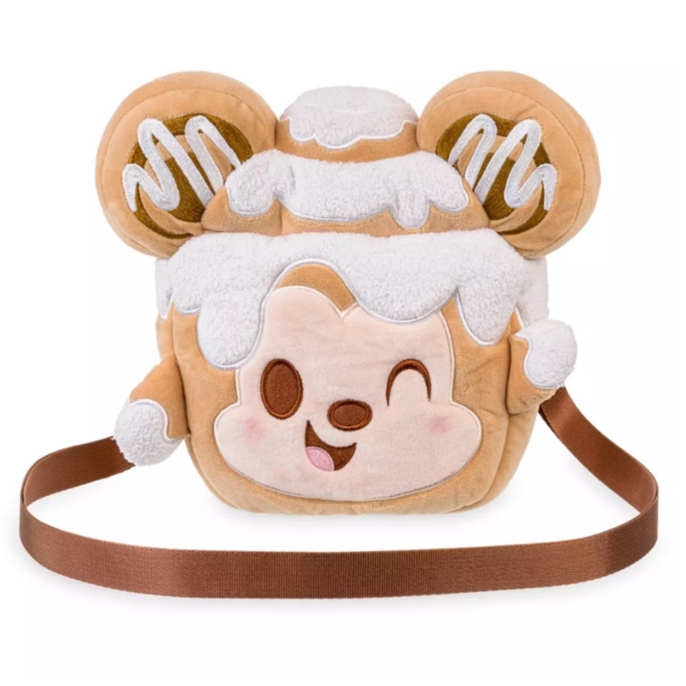 NWT Disney Munchlings Baked Treats Mickey Cinnamon Bun Crossbody Bag
